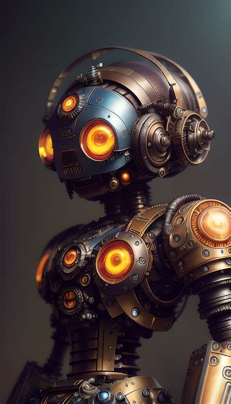 robot steampunk